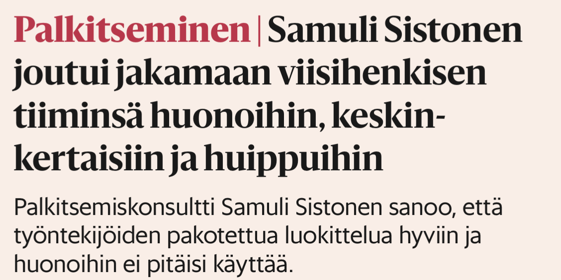 Pakotettua jakaumaa ei tulisi käyttää